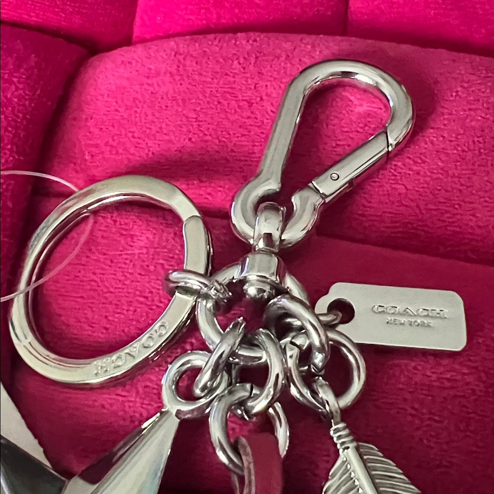 Coach Feather Bag Charm-NWT - Picture 5 of 7